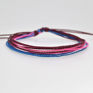 5pcs Wire Woven Bracelets