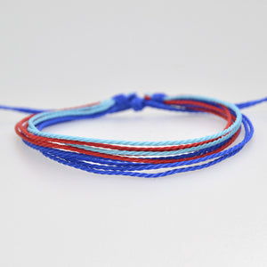 5pcs Wire Woven Bracelets