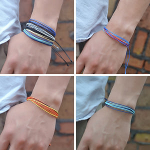 5pcs Wire Woven Bracelets