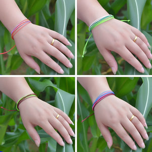 5pcs Wire Woven Bracelets