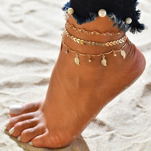 Vintage Handmade Anklets