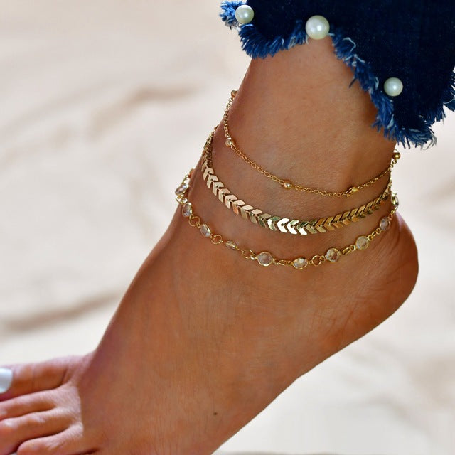 Vintage Handmade Anklets