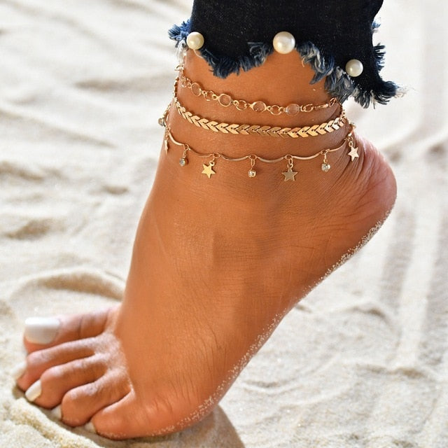 Vintage Handmade Anklets