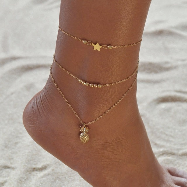 Vintage Handmade Anklets